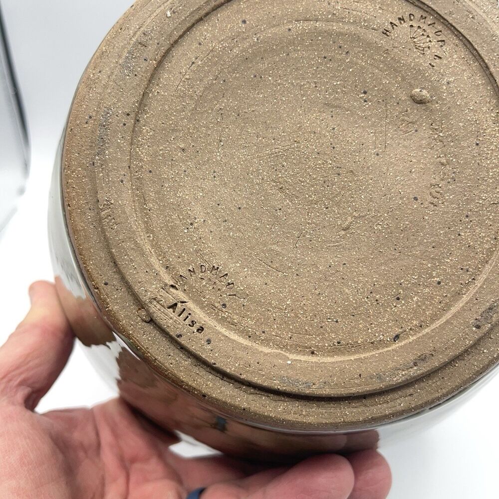 Studio Art Ceramic Bowl With Metallic Finish - Picture 9 of 14